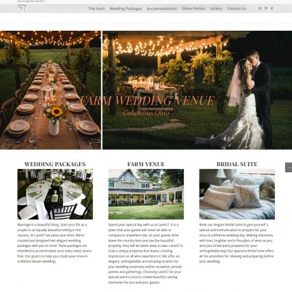 Local New Albany Ohio wedding venues location and lifestyle photography for advertising and website.