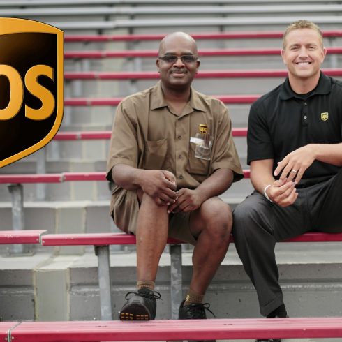 UPS business event photography with Kirk Herbstreit